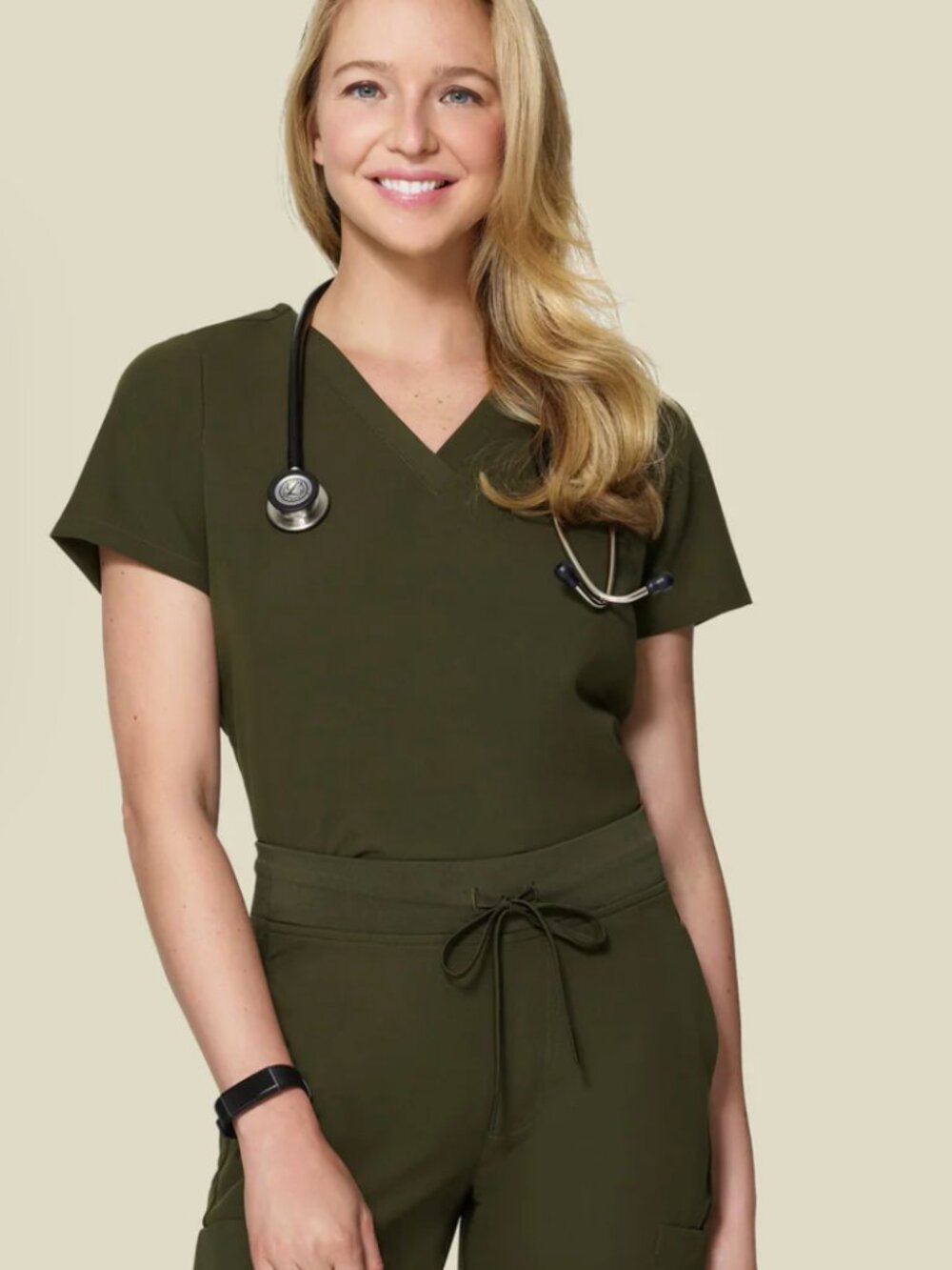 Mandala One-Pocket Top in Olive (size S)